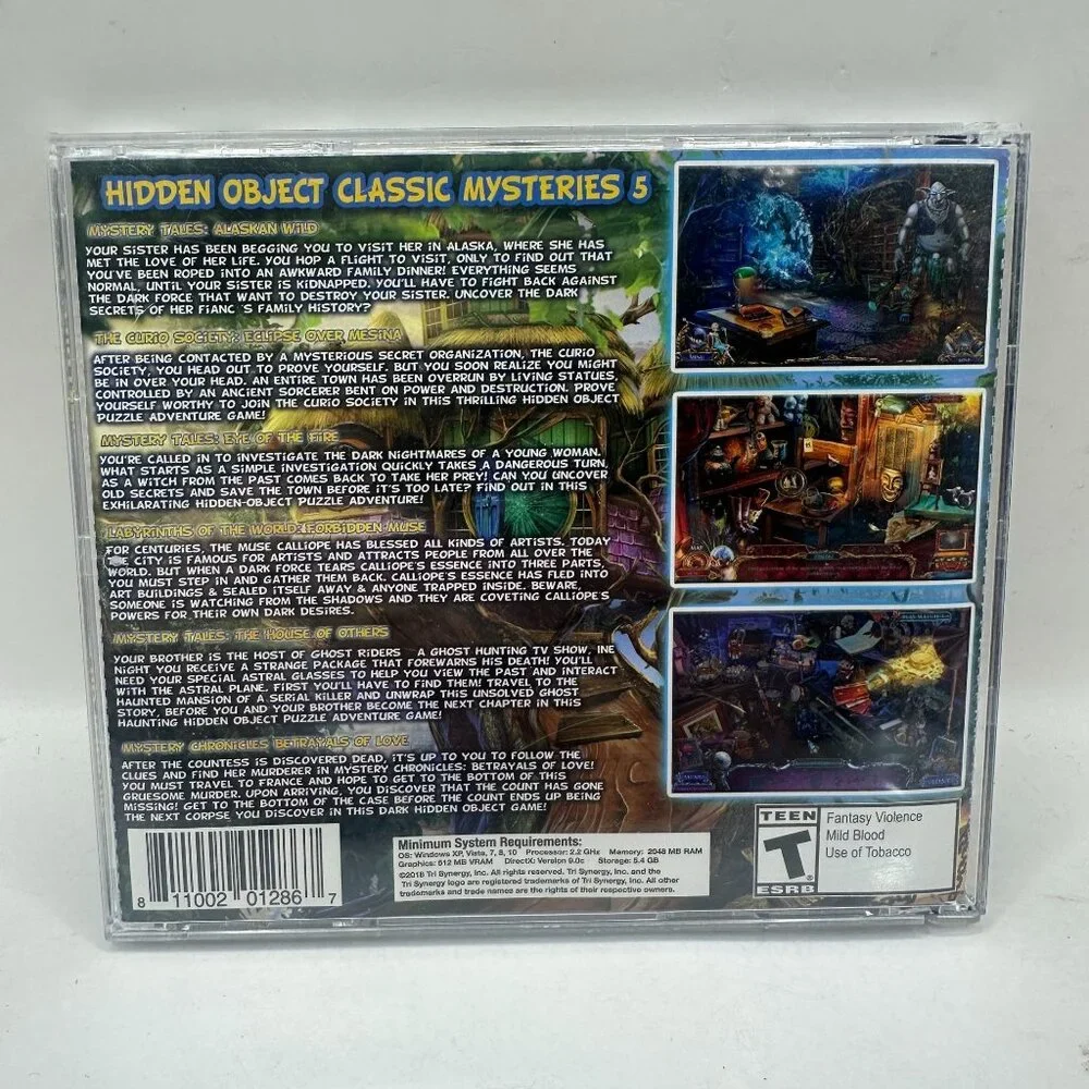 Trisynergy Hidden Object Classic Mysteries 5 PC Game Rated E